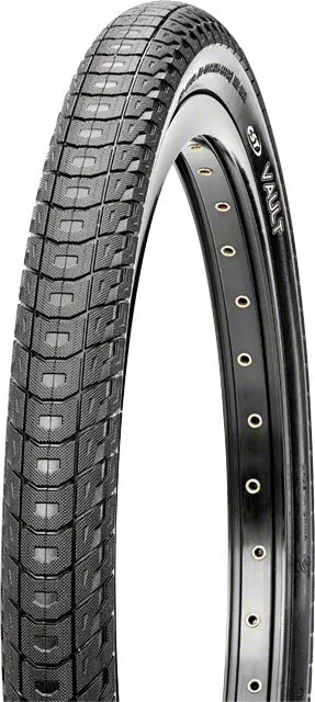 Cst Vault Tire - 20 X 1.95, Clincher, Wire, Black 1