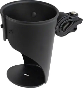 Delta Grande Beverage Holder/ Water Bottle Cage: Handlebar Mounted Black 1