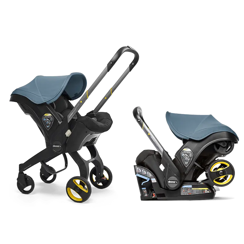 Doona+ Infant Car Seat & Stroller - Ocean Blue 1