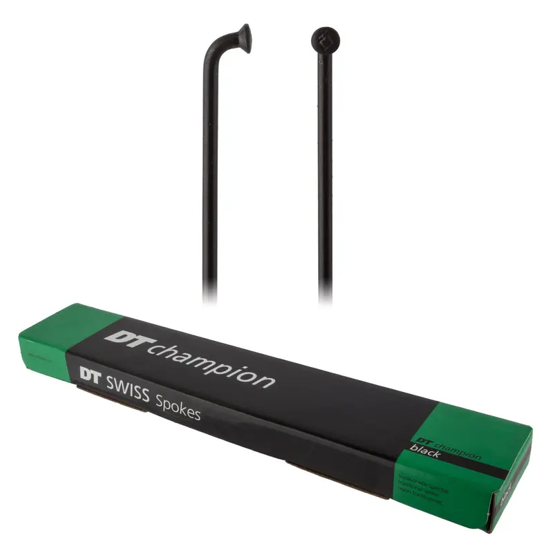 Dt Swiss Champion Spoke J-Bend Black 295Mm 1