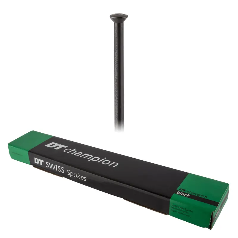 Dt Swiss Champion Spoke Straight Pull Black 241Mm 1