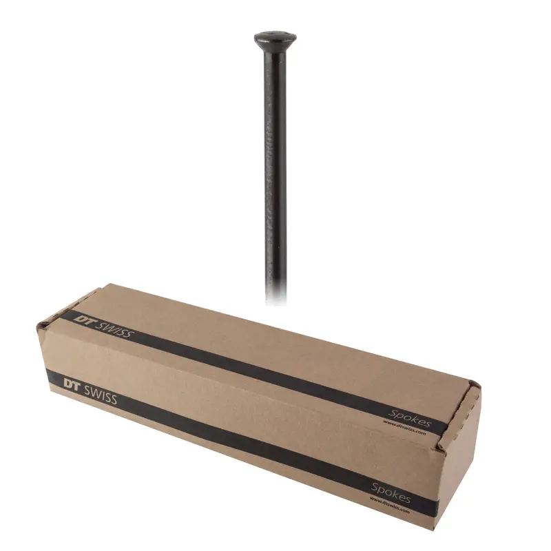 Dt Swiss Champion Spoke Threadless Straight Pull Black 315Mm 1