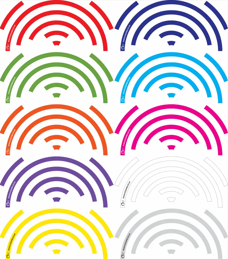 Ez Disc Coloured Swirls 1