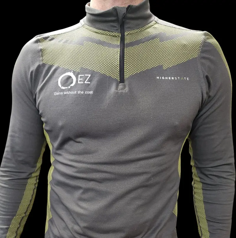 Ez Gains Seamfree Long Sleeve Half Zip Top 1