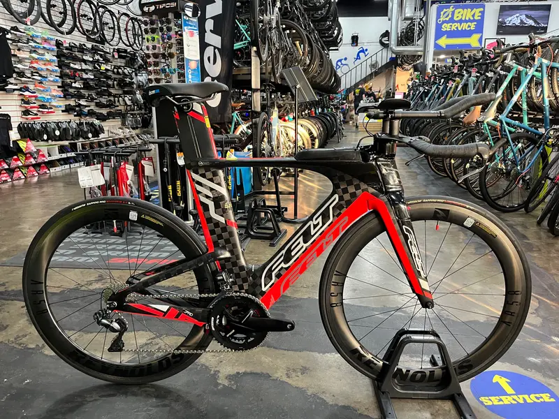 Felt Ia Frd Ltd Ultegra Di2 11Sp Reynolds Ar58 Satin Carbon Gloss Red/Gloss Black New 1