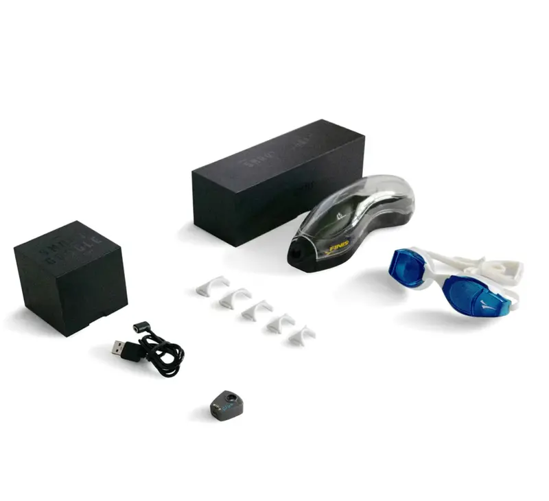 Finis Smart Goggle Kit - Blue Mirror 1