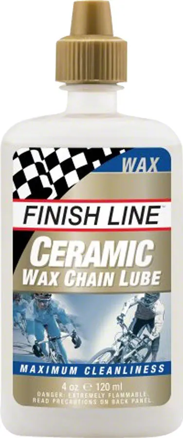 Finish Line Ceramic Wax Bike Chain Lube - 4Oz, Drip 1