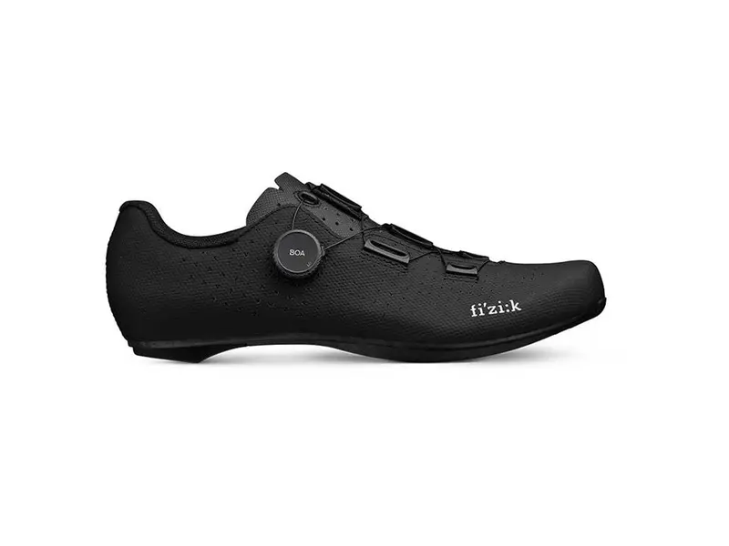 Fizik Men's Tempo Decos Carbon Cycling Shoes Black-Black 1