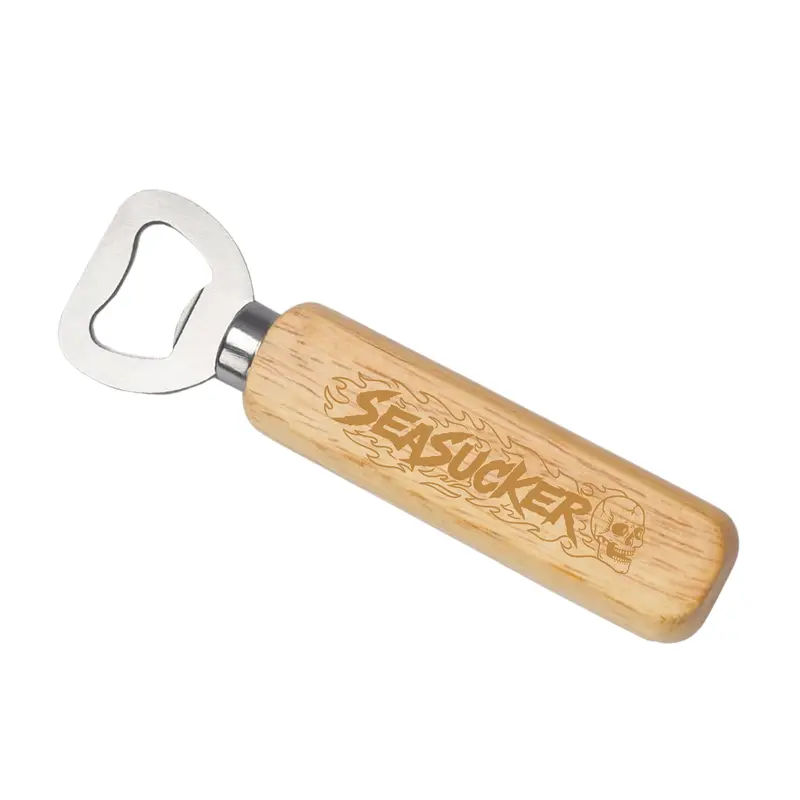 "Flaming" Wooden Bottle Opener 1