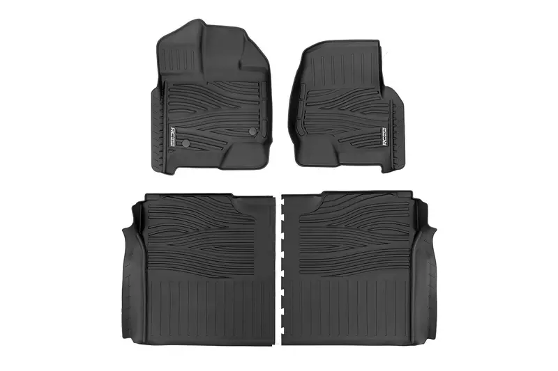 Flex-Fit Floor Mats | Fr & Rr | Ford F-150 (15-25)/F-150 Lightning (22-25)/Raptor (17-25) 1