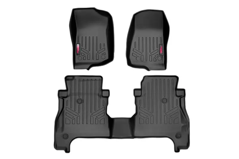 Floor Mats | Fr & Rr | Rr Lockable | Jeep Gladiator Jt 4Wd (2020-2025) 1