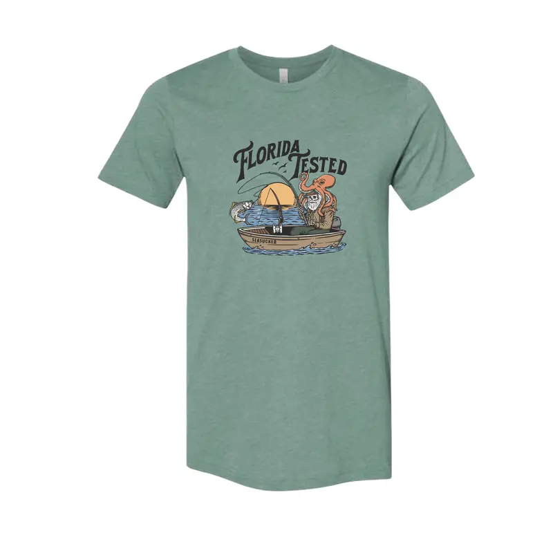 Florida Tested "Salty Angler" Graphic Tee 1
