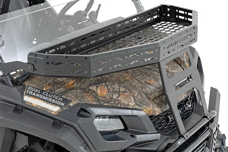 Front Cargo Rack |Black Series Led | 6" Light | Slim Line | Honda Pioneer 1000 1