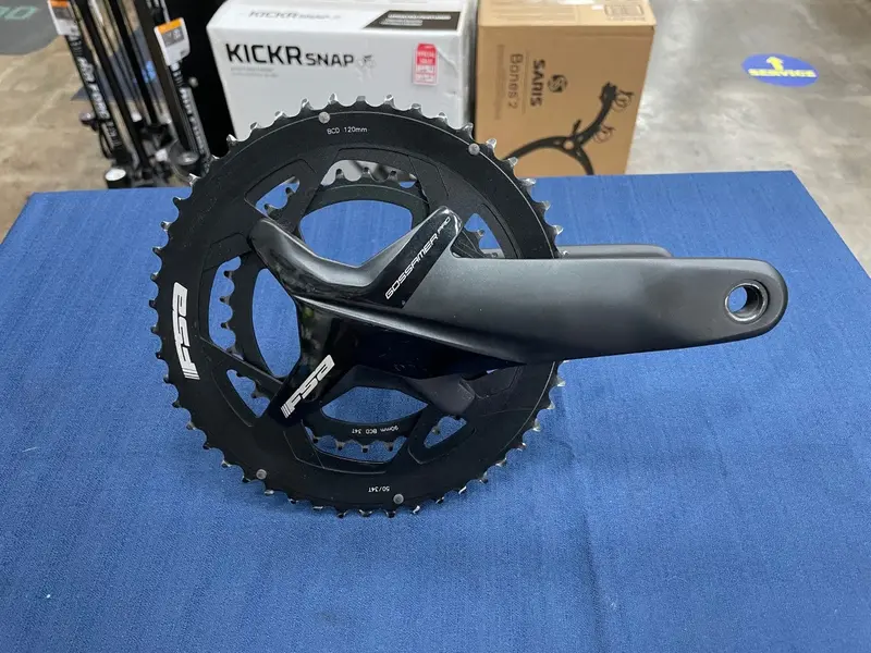 Fsa Crankset, Gossamer Pro Crankset, 50/34T X 170Mm, 120Mm/90Mm Bcd, 386Evo, N-11, Alloy, Black Used 1