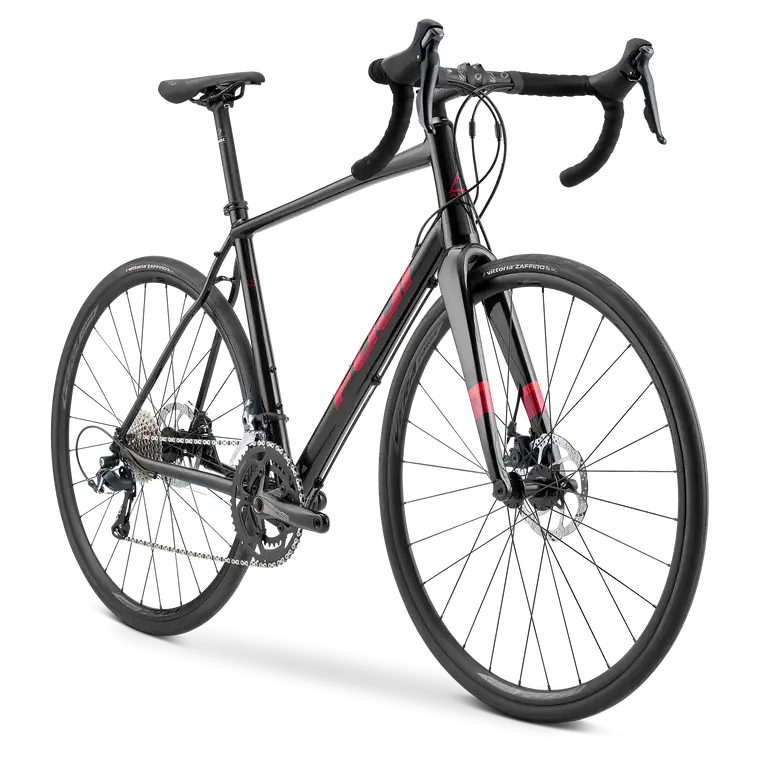 Fuji Sportif 1.3 Disc Shimano Tiagra 10 Speed - Pearl Black/Red Orange 1