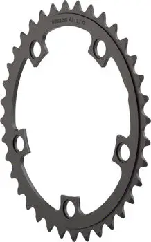 Full Speed Ahead Pro Road Chainring - 36T, 110 Bcd, Aluminum, N11, Black 1