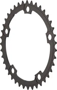 Full Speed Ahead Pro Road Chainring - 39T, 130 Bcd, Aluminum, N11, Black 1