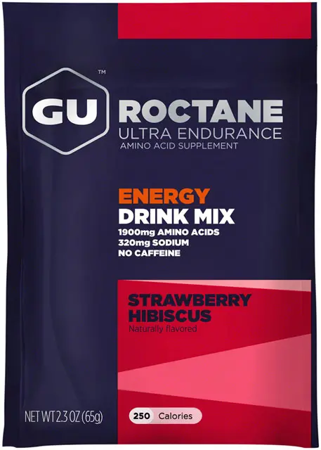 Gu Roctane Energy Drink Mix, Strawberry Hibiscus 1