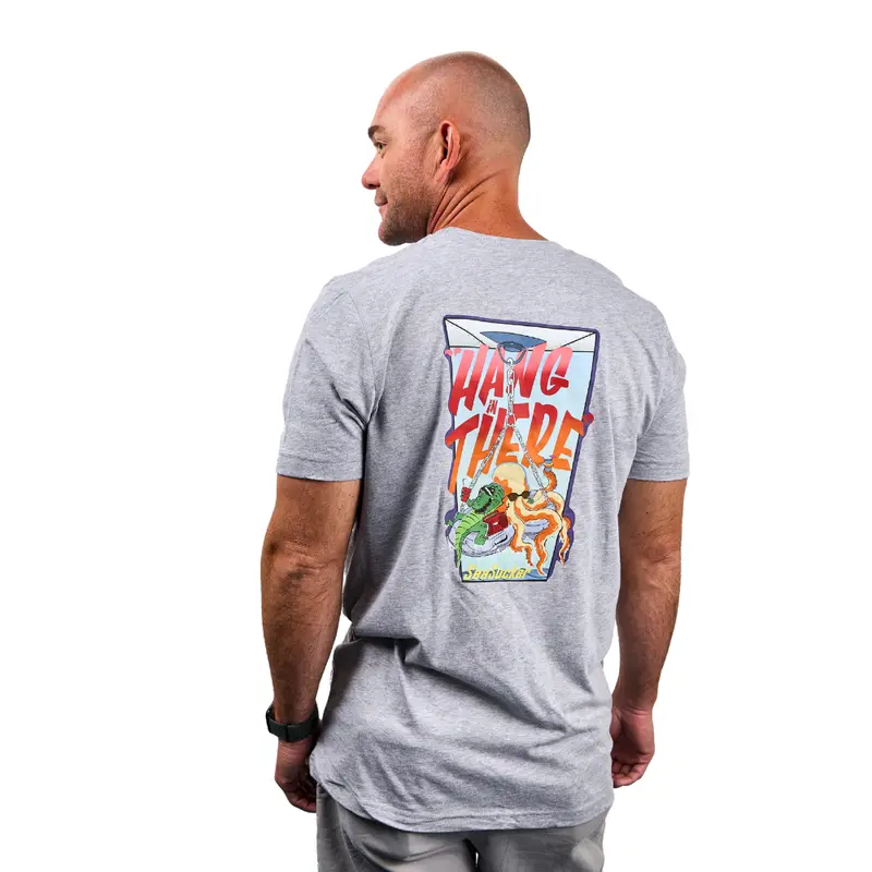 "Hang In There" Tee - Grey 1