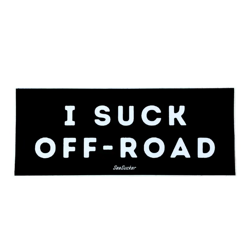 "I Suck Off-Road" Sticker 1