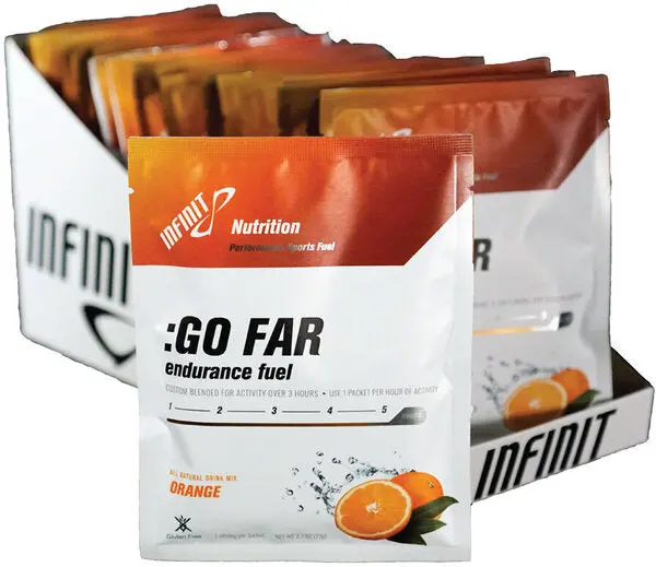 Infinit Nutrition Go Far Energy Drink Mix: Orange 1 Serving 1