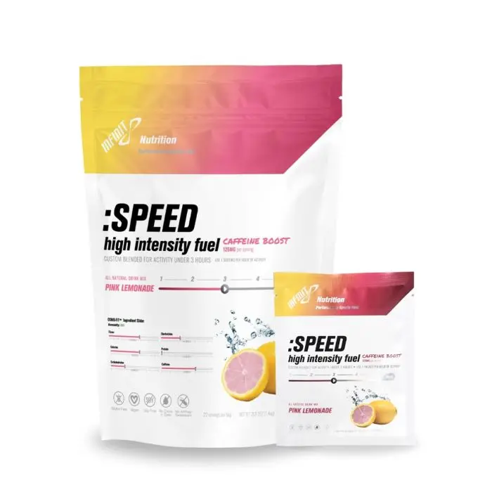 Infinit Nutrition :Speed Caffeine Boost Energy Drink Mix: Pink Lemonade 22 Serving 1