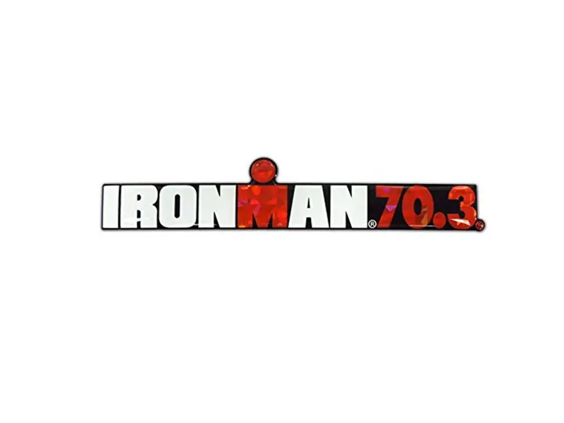 Ironman Triathlon 70.3 3D Reflective Decal Sticker 1