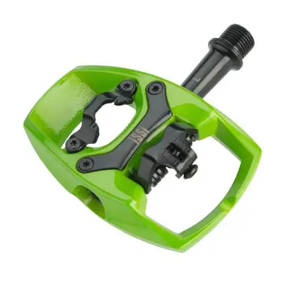 Issi Flip Ii Dual-Sided Hybrid Bike Pedals - Lime Green 1
