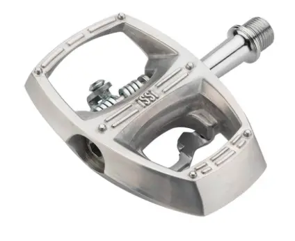 Issi Flip Ii Dual-Sided Hybrid Bike Pedals - Silver Dollar 1
