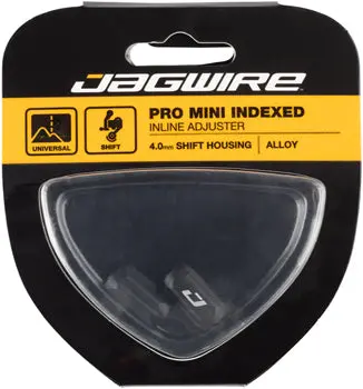 Jagwire Pro Mini Inline Indexed Cable Tension Adjusters, Black 1