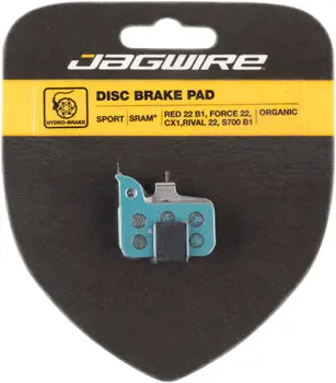 Jagwire Sport Organic Disc Brake Pads For Sram Red 22 B1, Force 22, Cx1, Rival 22, S700 B1, Level Ultimate 1