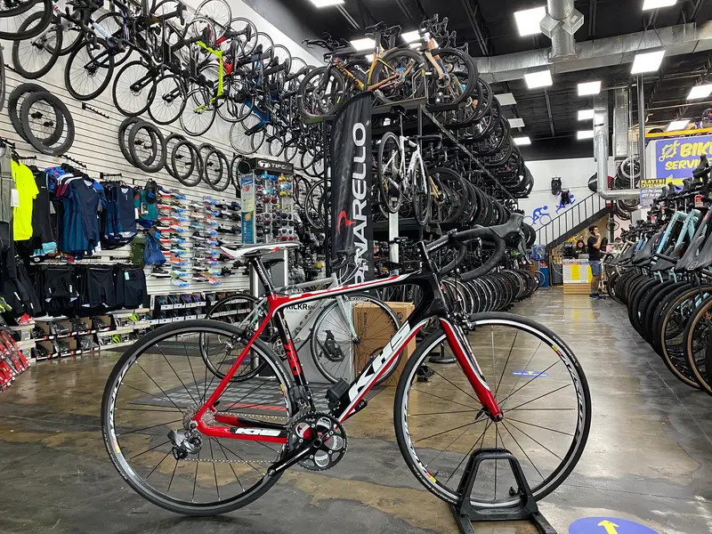 Khs Flite 780 Shimano Ultegra Di2 10 Speed - Red/Black 2013 Used 1
