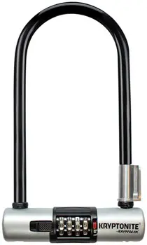 Kryptonite Kryptolok U-Lock - 4 X 9", 4-Digit Combination, Black, Includes Bracket 1