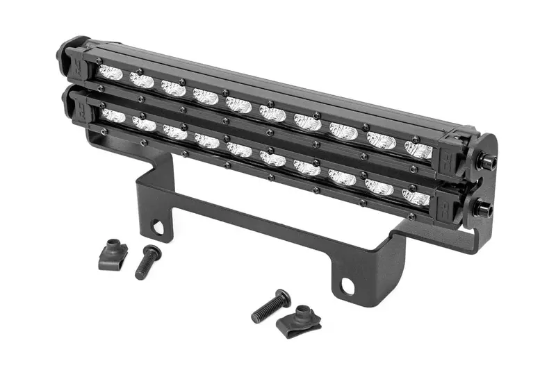 Led Light Kit | Bumper Mount | 10" Black Slimline Pair | Honda Pioneer 1000 1