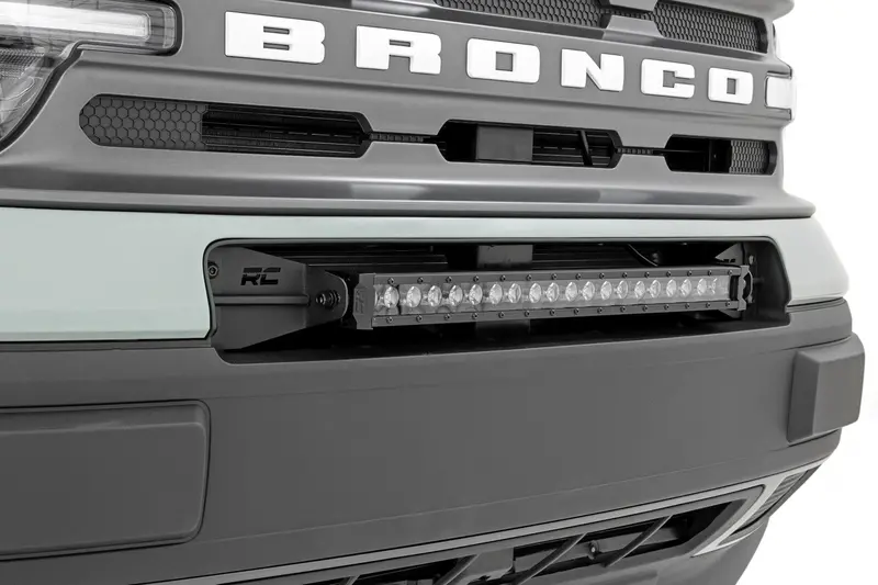 Led Light Kit | Bumper Mount | 20" Black Single Row | Ford Bronco Sport (21-25) 1