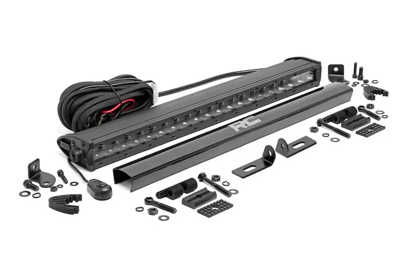Led Light Kit | Bumper Mount | 20" Black Single Row | Ford Ranger (19-23) 1