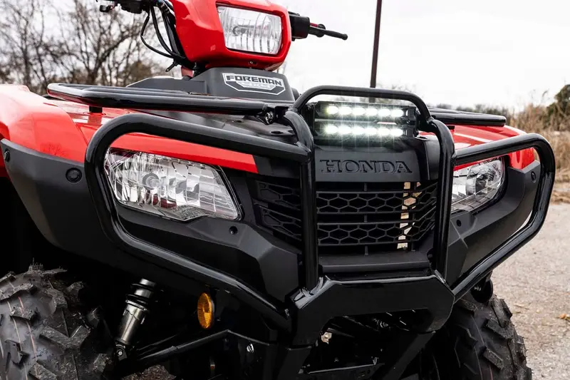 Led Light Kit | Bumper Mount | 6" Black Slimline Pair | Honda Foreman 500 1