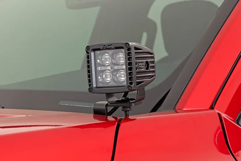 Led Light Kit | Ditch Mount | 2" Black Pair | Amber Drl | Toyota Tacoma (24-25) 1