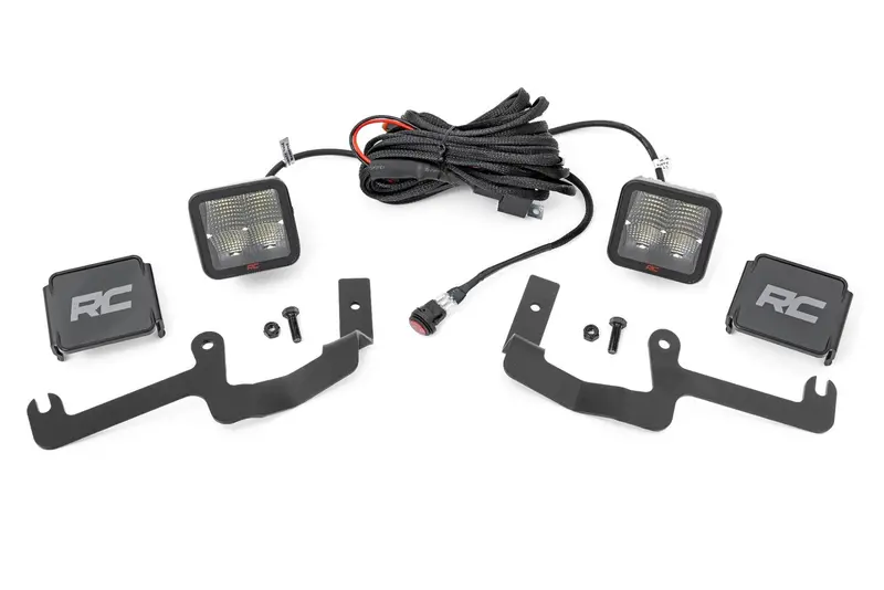 Led Light Kit | Ditch Mount | 2" Spectrum Pair | Spot | Chevy Silverado 1500 (19-26) 1