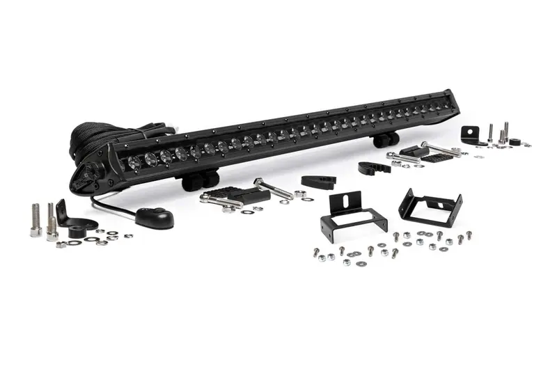 Led Light Kit | Grill Mount | 30" Black Single Row | Ford F-250/F-350 Super Duty (11-16) 1