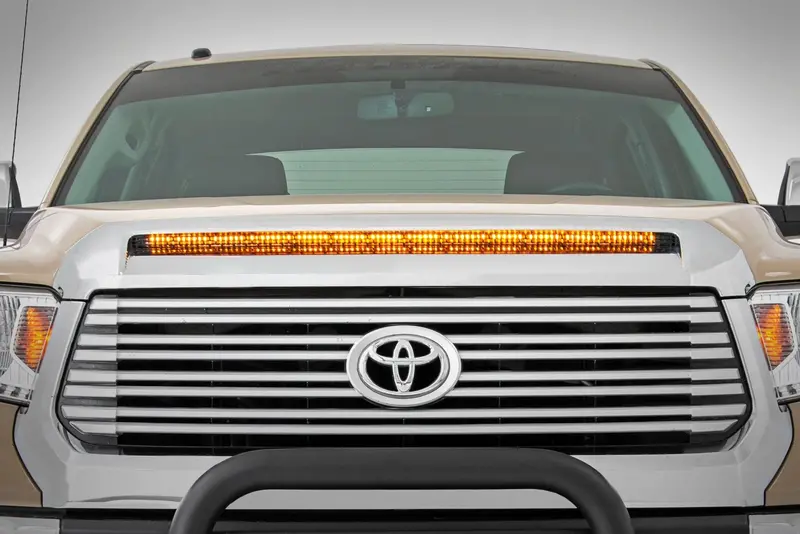 Led Light Kit | Hood Bulge | 40" White/Amber Strip | Toyota Tundra (14-21) 1