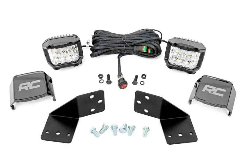 Led Light Kit | Rear Mount | 3" Chrome Pair | Wide Angle | Cfmoto Uforce 1000 1