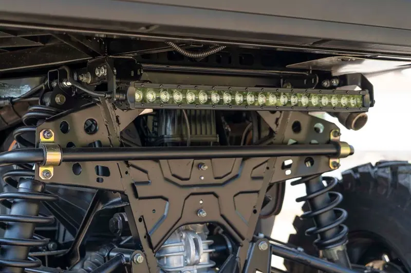 Led Light Kit | Under Bed Mount | 20" Black Single Row | Polaris Ranger Xp 1000 1