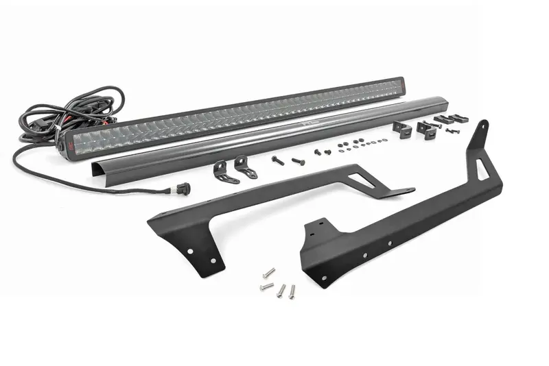 Led Light Kit | Windshield | 50" Spectrum Dual Row | Jeep Wrangler Jk/Wrangler Unlimited (07-18) 1