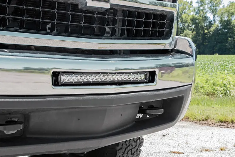 Led Light Mount | Bumper | 20" | Chevy Silverado 1500 (07-13)/Silverado 2500 Hd (07-10) 1