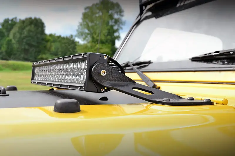 Led Light Mount | Hood | 20" | Jeep Wrangler Tj (97-06)/Wrangler Unlimited (04-06) 1