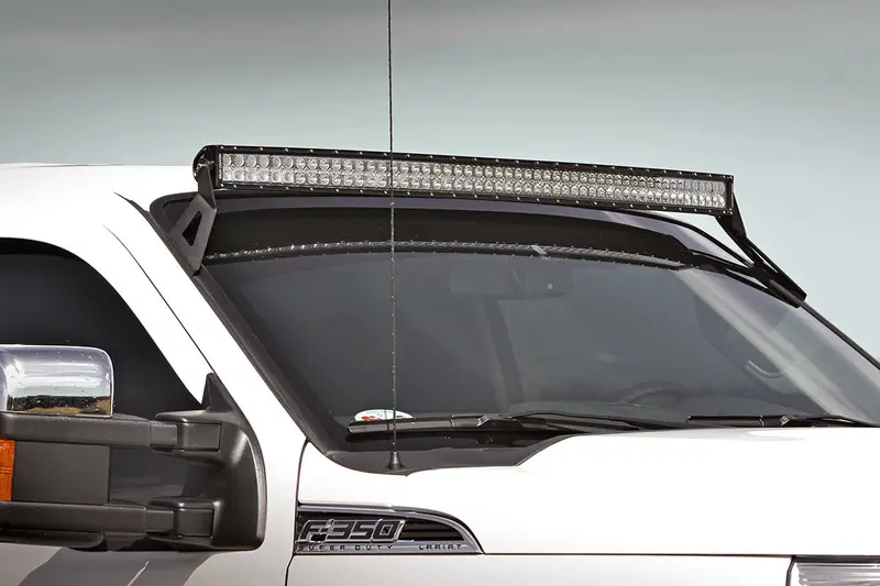 Led Light Mount | Upper Windshield | 54" Curved | Ford F-250/F-350 Super Duty (99-16) 1