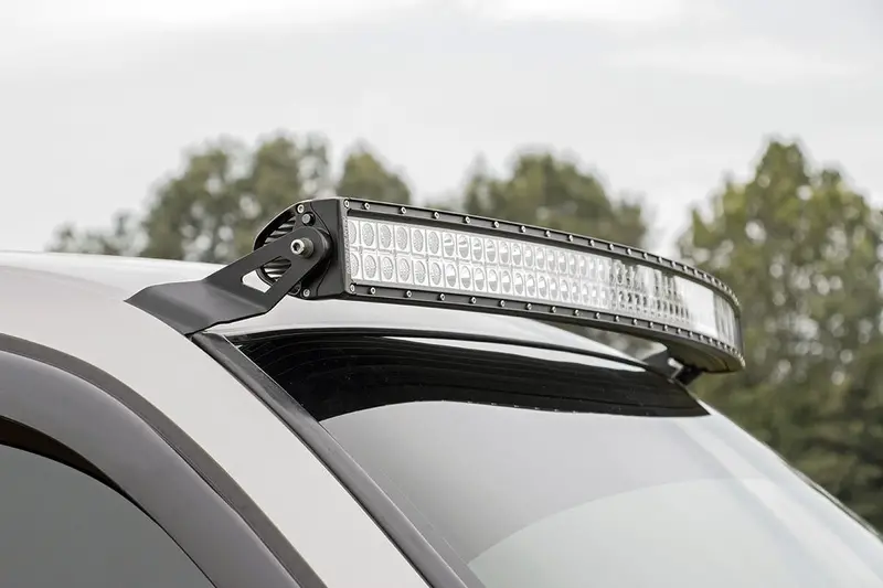 Led Light Mounts | Upper Windshield | 54" Curved | Chevy/Gmc 1500 (99-06 & Classic) 1