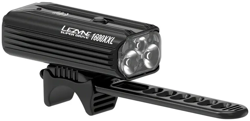 Lezyne Super Drive 1600Xxl Headlight: Gloss Black 1