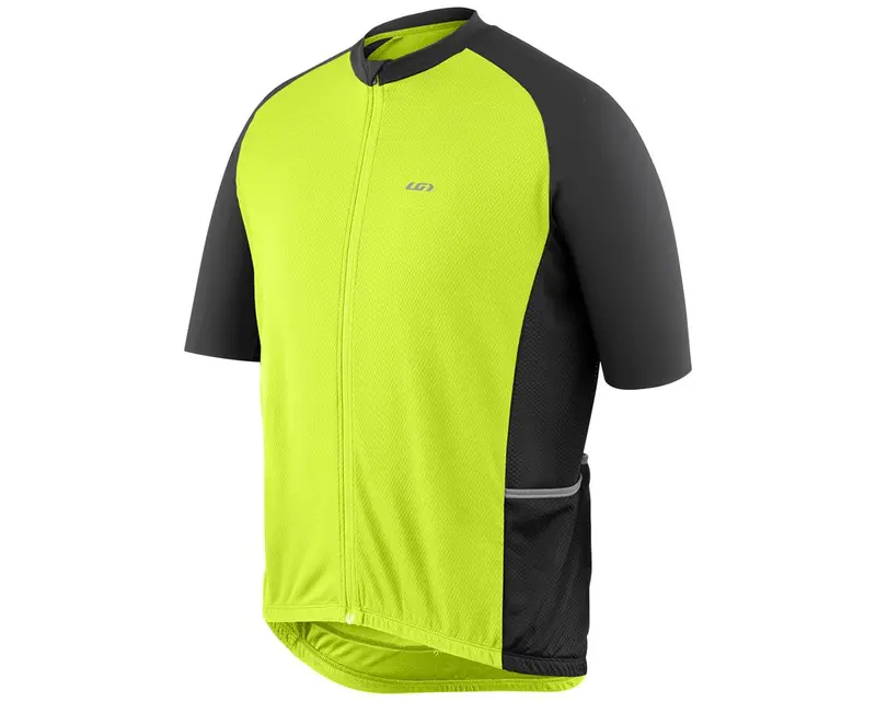 Louis Garneau Connection 4 Men's Cycling Jersey Bright Yellow 1